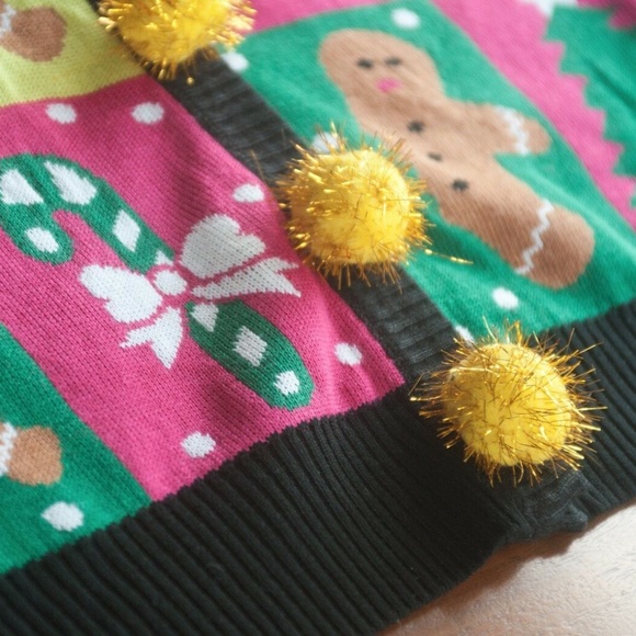 NWT Tipsy Elves Ugly Holiday Cardigan Sweater - Picture 6 of 10